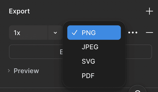 エクスポートボタン